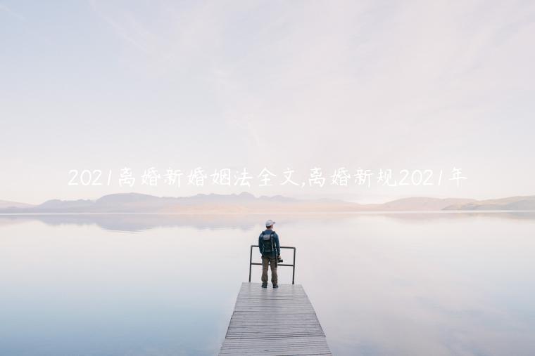 2021离婚新婚姻法全文,离婚新规2021年